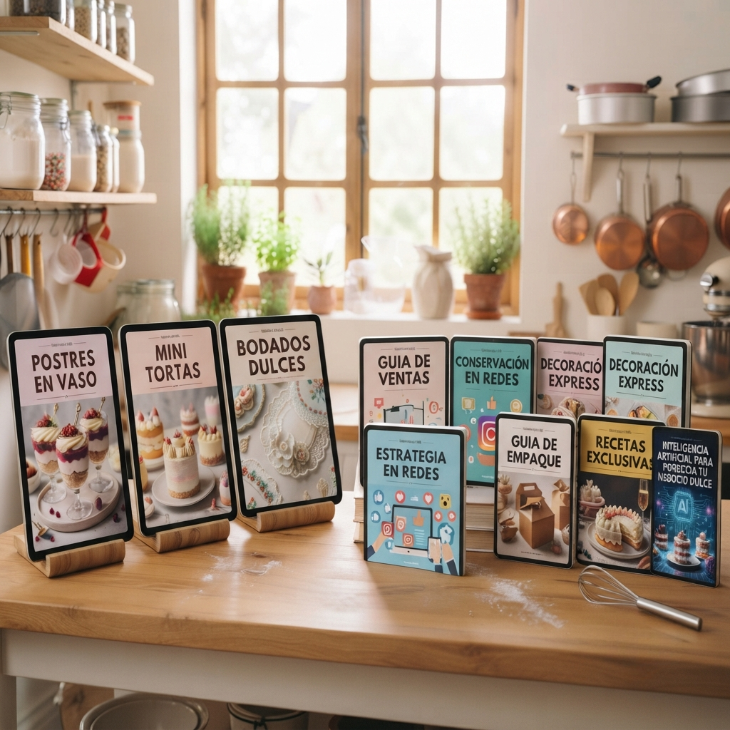 ¡Todo lo que necesitas para lanzar tu negocio de postres hoy mismo! 🧑‍🍳✨